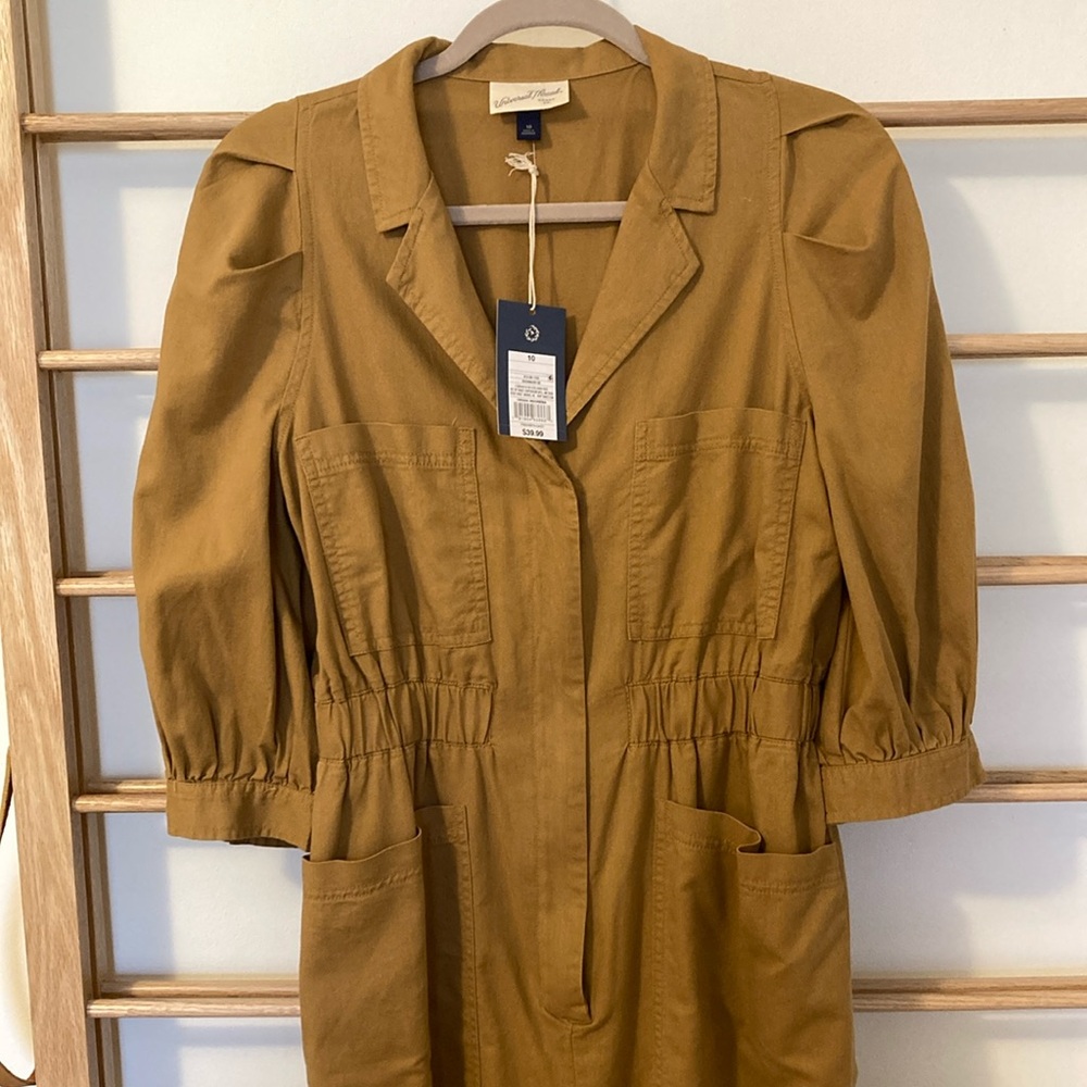 Universal Thread Ochre Jumpsuit with Pockets